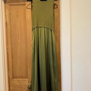 Taylor Olive Ribbed Knit Top